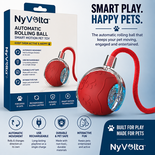 Nyvolta™ Smart Interactive Pet Ball