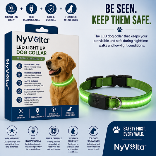 Nyvolta™ LED Safety Dog Collar