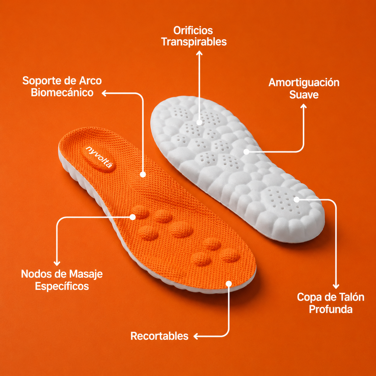Nyvolta™ ComfortStep — comodidad en cada paso.