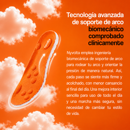 Nyvolta™ ComfortStep — comodidad en cada paso.