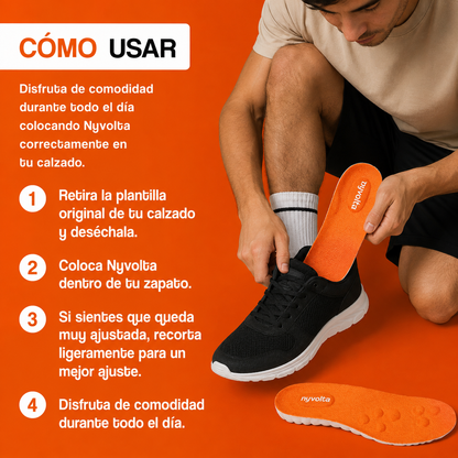 Nyvolta™ ComfortStep — comodidad en cada paso.